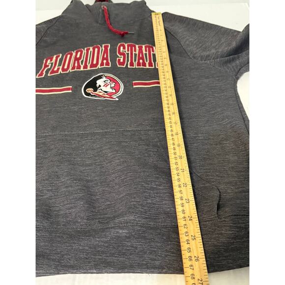 Colosseum Men's Florida State Seminoles Hoodie Gray Size M - Picture 6 of 9